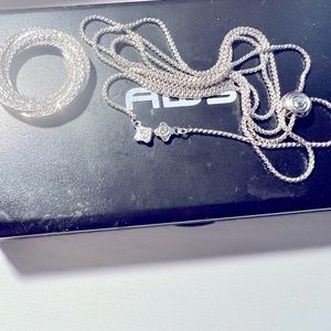 750 Circle Diamonds Pendant with Chain marked 750&925